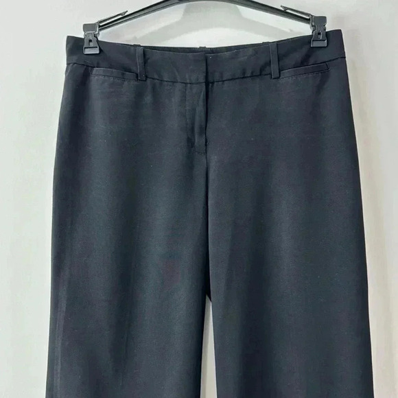 George Women's Black Zip Front Low Rise Trousers Size 6P - Picture 2 of 11